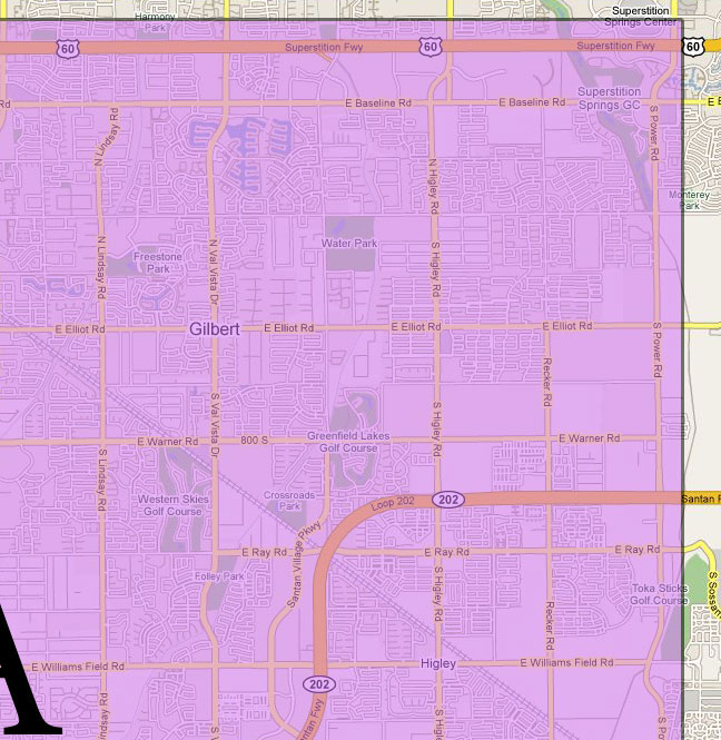 Service Areas East Valley Mobile Vet Gilbert, AZ