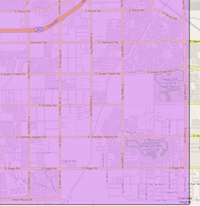 Service Areas East Valley Mobile Vet Gilbert, AZ