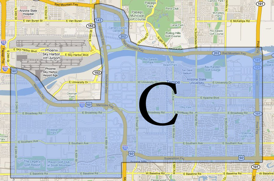 Service Areas East Valley Mobile Vet Gilbert, AZ