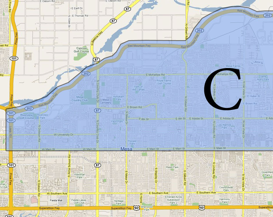 Service Areas East Valley Mobile Vet Gilbert, AZ