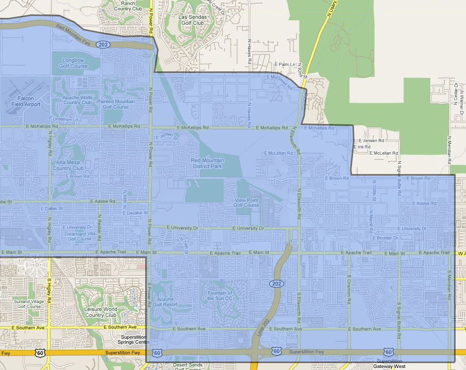 Service Areas East Valley Mobile Vet Gilbert, AZ